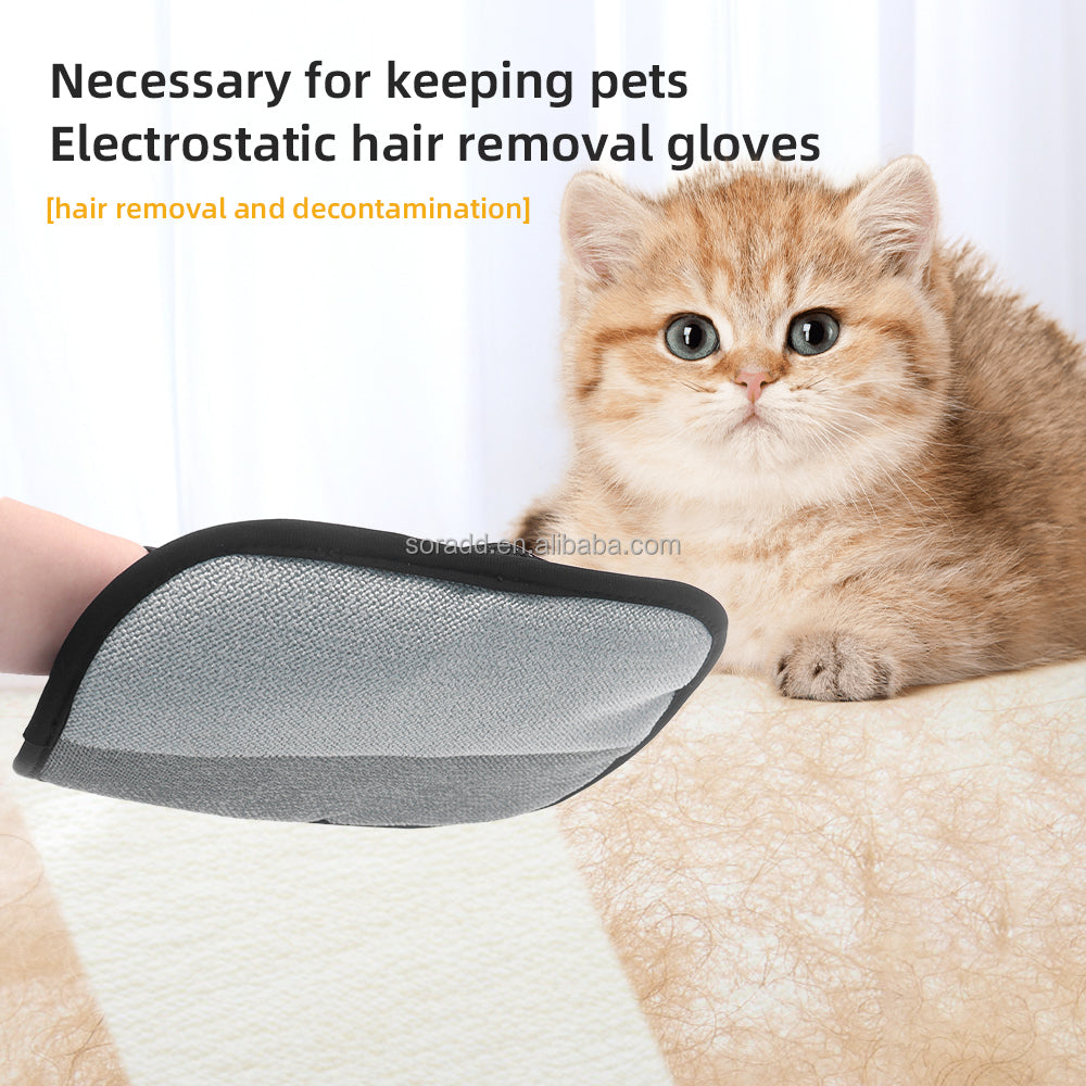 🖐️ Five-Finger Reusable Plastic Lint Roller – Pet Hair & Carpet Remover